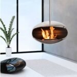 COCOON FIRES AERIS STEEL pakabinamas biožidinys iš lubų