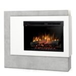 DIMPLEX PULMARI CONCRETE- 26 XHD pastatomas elektrinis židinys su apdaila