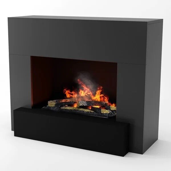glow-fire-hauptmann-cassette-600-black-pastatomas-vandens-garu-elektrinis-zidinys-2 GLOW FIRE HAUPTMANN Cassette 600 BLACK vabalt seisev veeaurukamin - Image 1