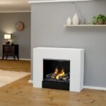 GLOW FIRE KRONOS pastatomas vandens garų židinys su šildymo funkcija