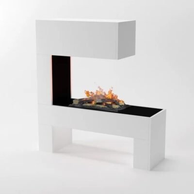 GLOW FIRE MOZART Cassette 600 pastatomas vandens garų židinys