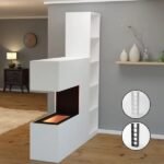GLOW FIRE SCHILLER Cassette 600 WHITE CABINET brīvi stāvošs ūdens tvaika kamīns
