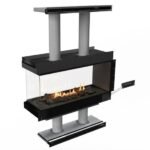 PLANIKA PANORAMA ROOM DIVIDER 990 automatic built-in bioethanol fireplace