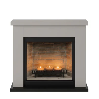 TAGU FRODE ZenFlame LIGHT BEIGE pastatomas židinys su apdaila