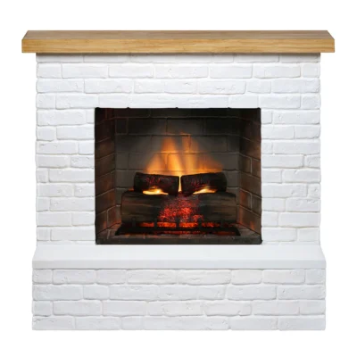 TAGU ROLF PowerFlame 2 BRICK pastatomas elektrinis židinys su apdaila