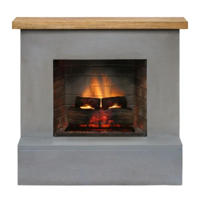TAGU ROLF PowerFlame 2 CONCRETE pastatomas elektrinis židinys su apdaila