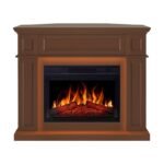ARFLAME LINZ AFS23S BROWN pastatomas elektrinis židinys