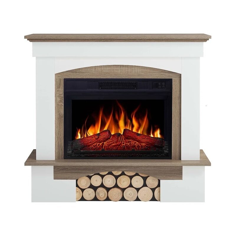 arflame-woodley-afs23s-white-grey-oak-pastatomas-elektrinis-zidinys-su-apdaila-1-1 ARFLAME WOODLEY AFS23S WHITE-GREY pastatomas elektrinis židinys
