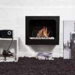 BIO BLAZE COLUMBUS BLACK seinale kinnitatav biokamin