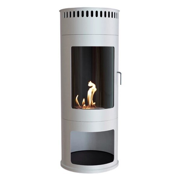 cachfires-washington-white-pastatomas-biozidinys-3 CACHFIRES WASHINGTON WHITE freestanding biofireplace - Image 1