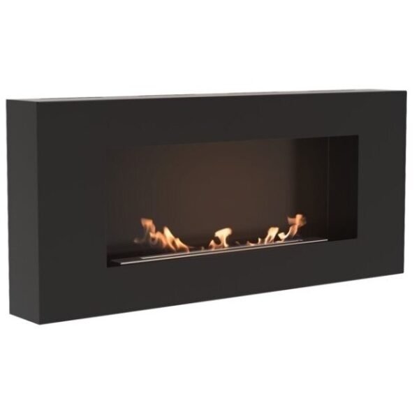 KRATKI DELTA FLAT BLACK настенный биокамин