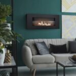 KRATKI DELTA FLAT GLASS настенный биокамин