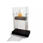 RUBY ATLANTA BLACK freestanding biofireplace