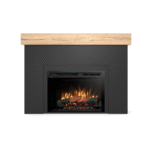 DIMPLEX AVEN BLACK-OAK 26 XHD brīvi stāvošs elektriskais kamīns ar apdari