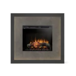 DIMPLEX LITOS WHITE-BLACK 28 XHD freestanding electric fireplace with surround