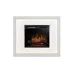 DIMPLEX LITOS WHITE-CRYSTAL 23 XHD eraldiseisev elektriline kamin viimistlusega