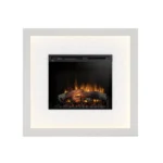 DIMPLEX LITOS WHITE-CRYSTAL 28 XHD brīvi stāvošs elektriskais kamīns ar apdari