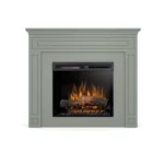 DIMPLEX LORIN WHITE-SALIER 23 XHD freestanding electric fireplace with surround