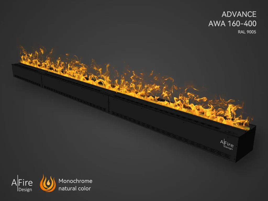 AFIRE ORIGINAL AWA 160-400 įmontuojamas vandens garų židinius