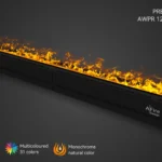 AFIRE PREMIUM AWPR-120-300 įmontuojamas vandens garų židinius