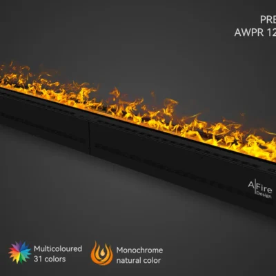 AFIRE PREMIUM AWPR-120-300 įmontuojamas vandens garų židinius