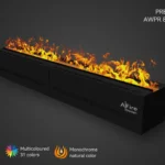 AFIRE PREMIUM AWPR-80-200 įmontuojamas vandens garų židinius