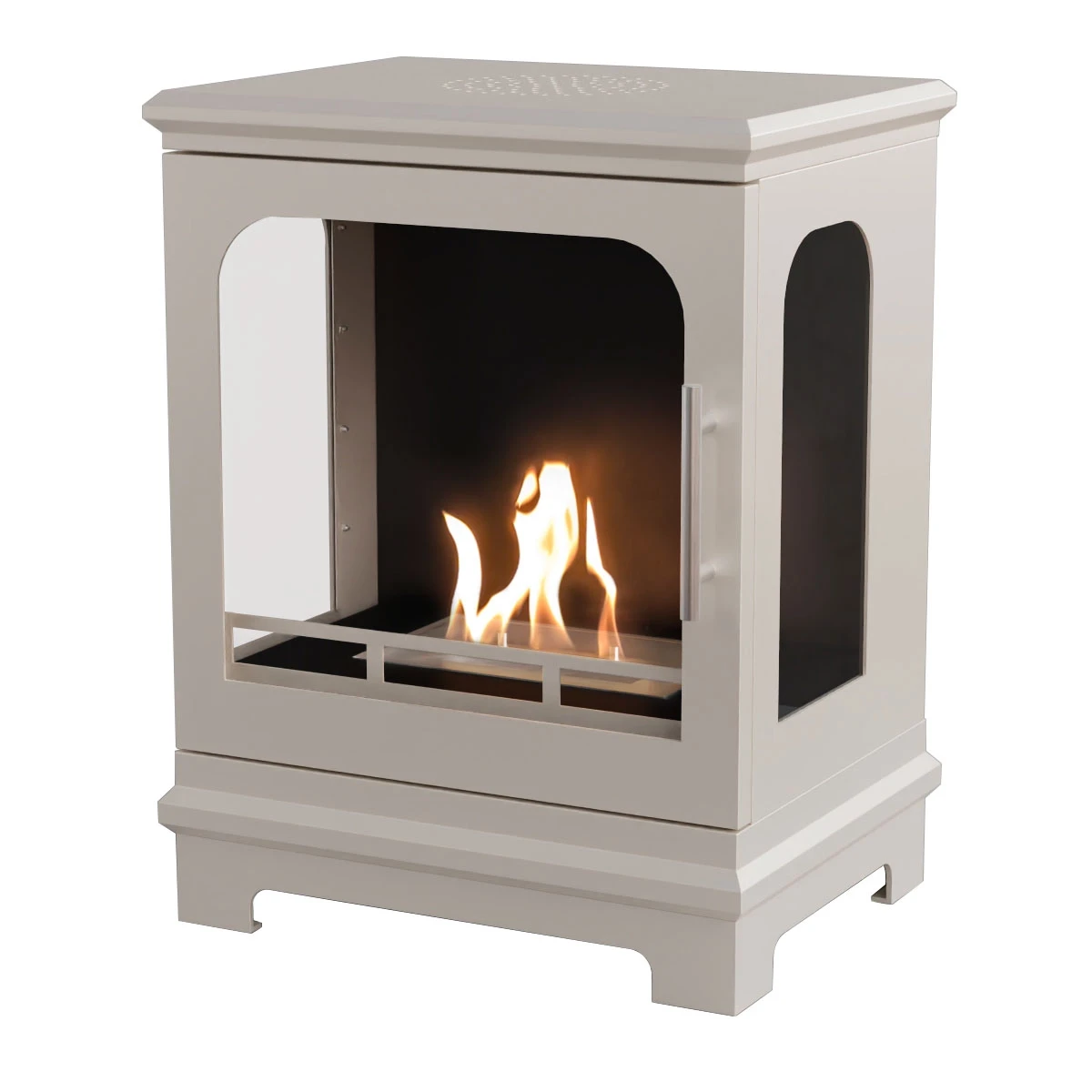 CACHFIRES HONOLULU OYSTER WHITE pastatomas biožidinys CACHFIRES HONOLULU OYSTER WHITE freestanding biofireplace - Image 1