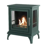 CACHFIRES NASHVILLE BLACK GREEN brīvi stāvošs biokamīns
