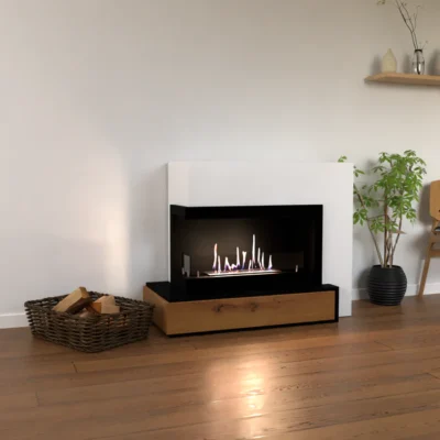 GLOW FIRE NARVIK LEFT pastatomas biožidinys su apdaila