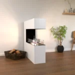 Встраиваемый биокамин GLOW FIRE ORKLAND WHITE с отделкой