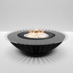 GlammFire COSMO 13 BLACK напольный биокамин