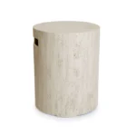 HAPPY COCOONING apsauginis gaubtas ROUND TRAVERTINE