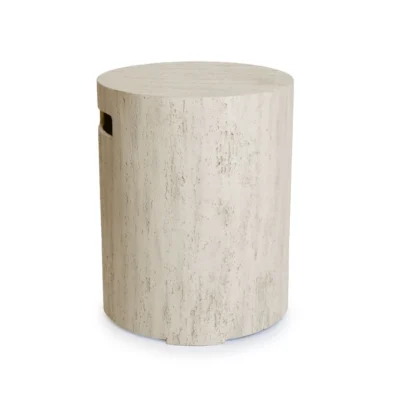 HAPPY COCOONING apsauginis gaubtas ROUND TRAVERTINE