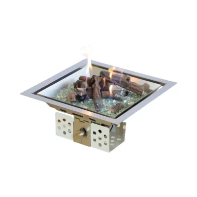 MUZTAG RECTANGULAR GAS BURNER 40 cm įmontuojamas dujinis lauko židinys