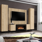ASM HJ FY M-P1 wall unit with biofireplace