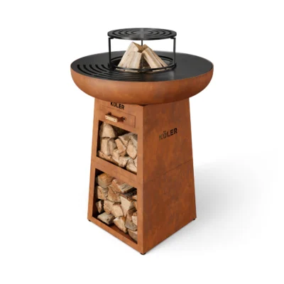 KOLER HERD X1 CORTEN metalinė lauko kepsninė