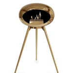 LE FEU CHROMED GOLD GROUND WOOD HIGH pastatomas biožidinys