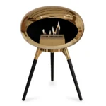 LE FEU CHROMED GOLD GROUND WOOD LOW pastatomas biožidinys