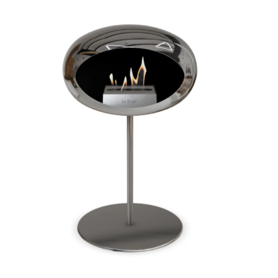 LE FEU CHROMED SILVER GROUND STEEL LOW pastatomas biožidinys