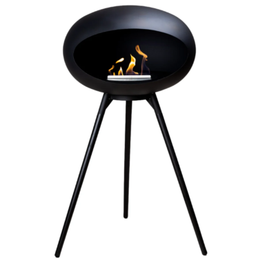 LE FEU DOME 625 BLACK GROUND WOOD HIGH pastatomas biožidinys