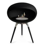 LE FEU DOME 625 BLACK GROUND WOOD LOW pastatomas biožidinys