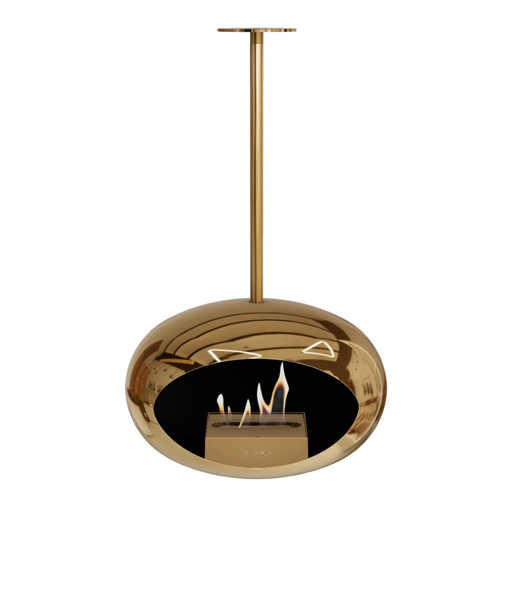 LE FEU SKY CHROMED GOLD biožidinys pakabinamas iš lubų 1 LE FEU SKY CHROMED GOLD biožidinys pakabinamas iš lubų