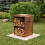 Дровница - стойка со столешницей 48x48x96