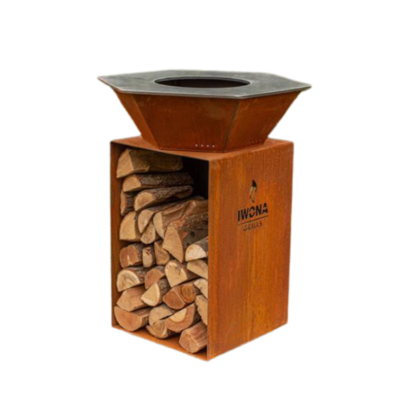Metalinė lauko kepsninė 80 CORTEN