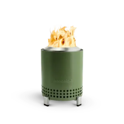SOLO STOVE MESA XL DEEP OLIVE – stalinis metalinė bedūmė laužavietė