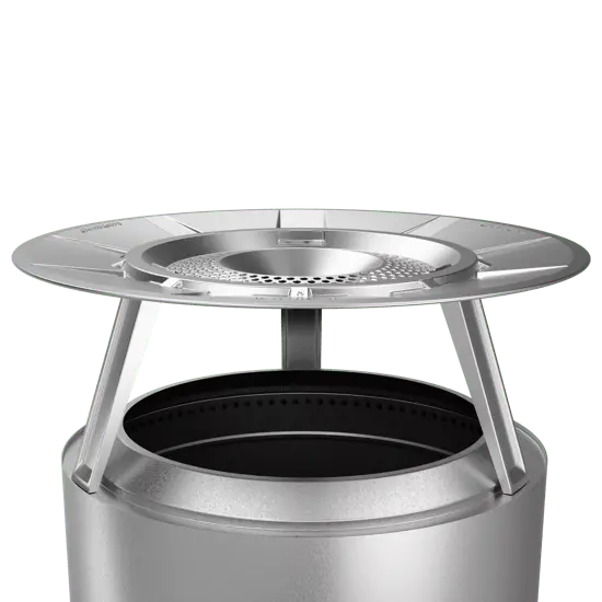 SOLO STOVE YUKON 2.0 – metalinė bedūmė laužavietė karščio deflektorius