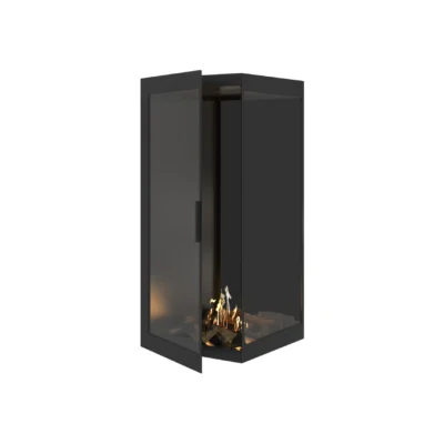 WILD FLAME CORNER 60X120 RIGHT kampinis biožidinys įmontuojamas