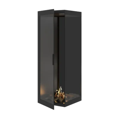 WILD FLAME CORNER 60X160 RIGHT kampinis biožidinys įmontuojamas