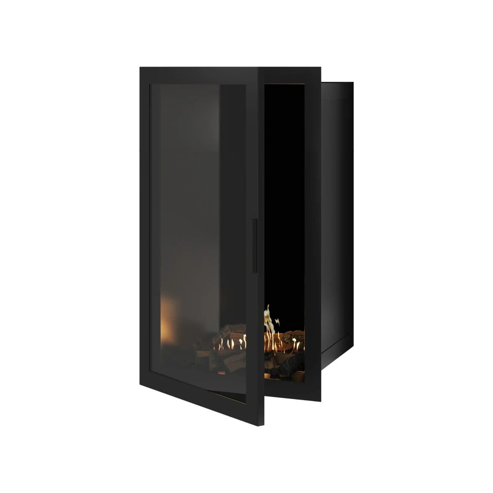 WILD FLAME FAME 60X100 biožidinys įmontuojamas WILD FLAME VERTICAL 60X100 built-in biofireplace - Image 1