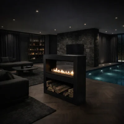 WILD FLAME HOME ROOMDIVIDER pastatomas biožidinys